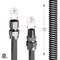 Flextron Gas Line Hose 5/8'' O.D. x 12'' Length 1/2" FIP x MIP Fittings, Stainless Steel Flexible Connector FTGC-SS12-12C - alternate 5